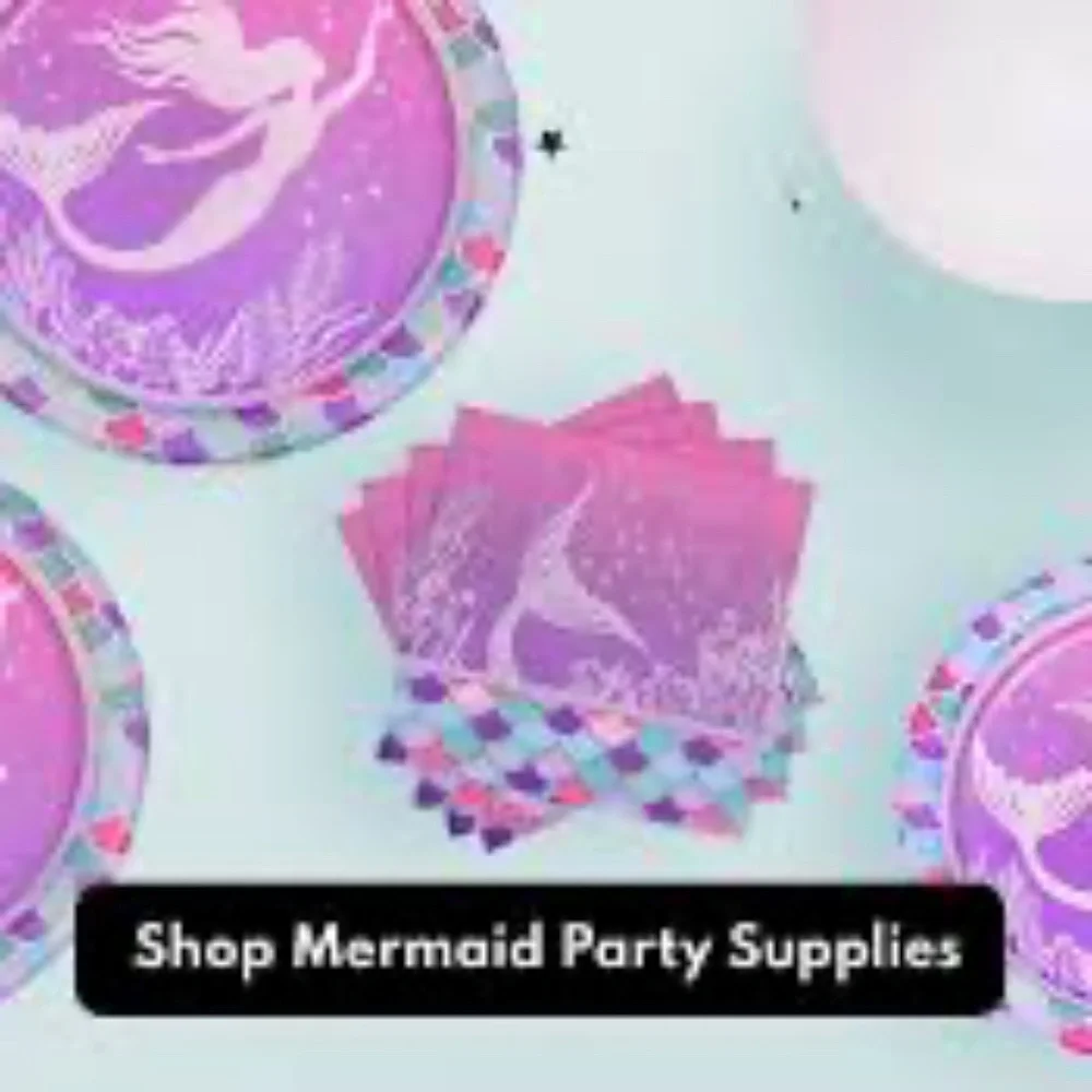 NEW Mermaid Party Decoration New/ Used